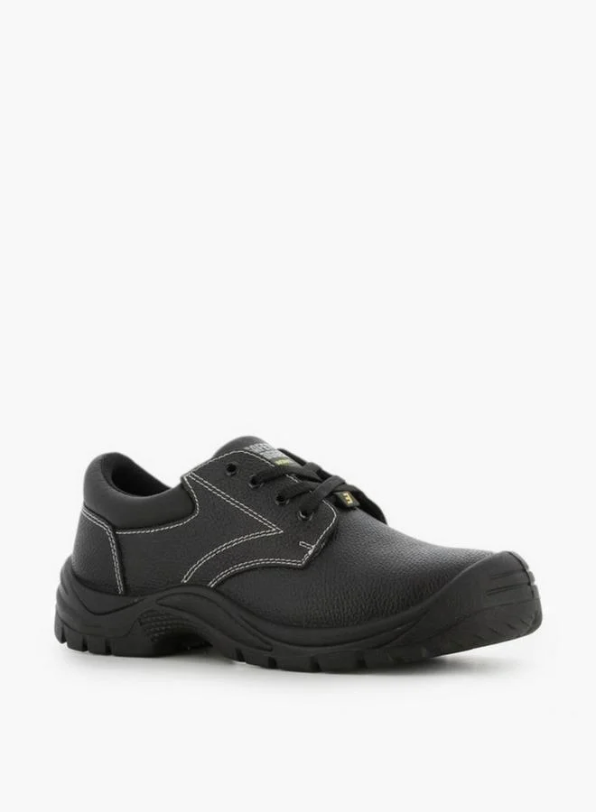 SJ Men Leather Lace-Up Sneakers