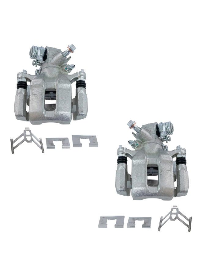 TRQ Rear Disc Brake Caliper Pair Set LH & RH Sides for Honda Civic Acura RSX - Image 3