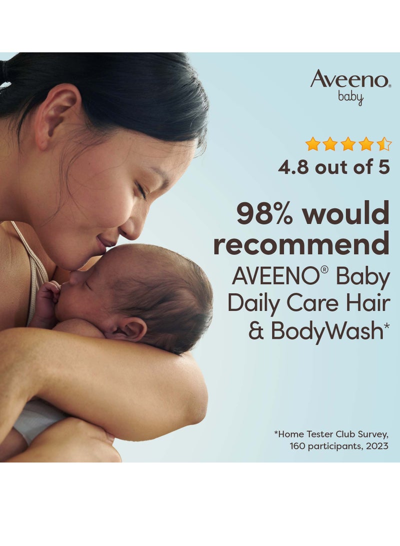 Aveeno Baby Daily Care Hair and Body Wash for Sensitive Skin Natural Oat Extract Nourishes and Moisturize 250 ml - Image 5