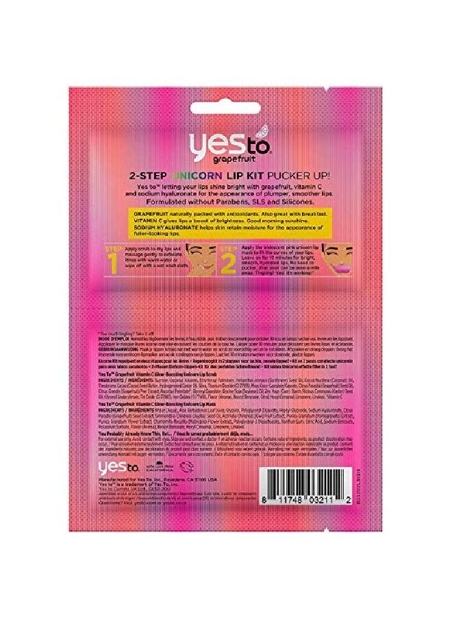 Yes To - Grapefruit New Vitamin C Glowboosting 2Step Unicorn Lip Kit - Image 1