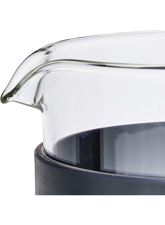 Bialetti Coffee Press Smart French Press for coffee or tea borosilicate glass container dishwasher safe 1 L  34 Oz 8cup Black - Image 3