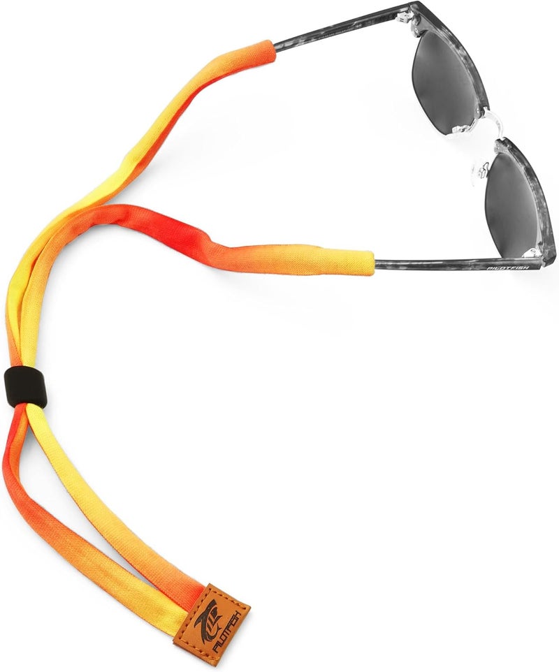 Pilotfish Premium Cotton Eyewear Retainer Sunglass Strap - Multiple Design Options - Soft & Durable Sunglass Holder - Image 1