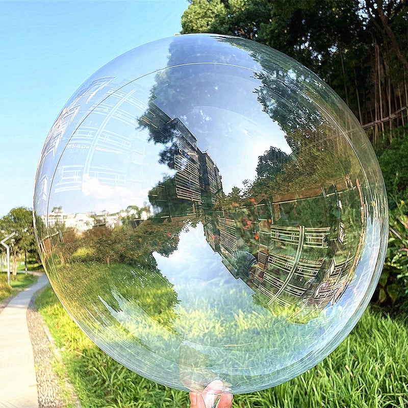 UZER Bobo Balloons 50 Packs, 20 Inch Helium Style Transparent Bubble Clear Balloons for LED Light Up Decoration, Gifts for Christmas,Wedding,Birthday Party Decorations (LED String Not Included) - Image 2