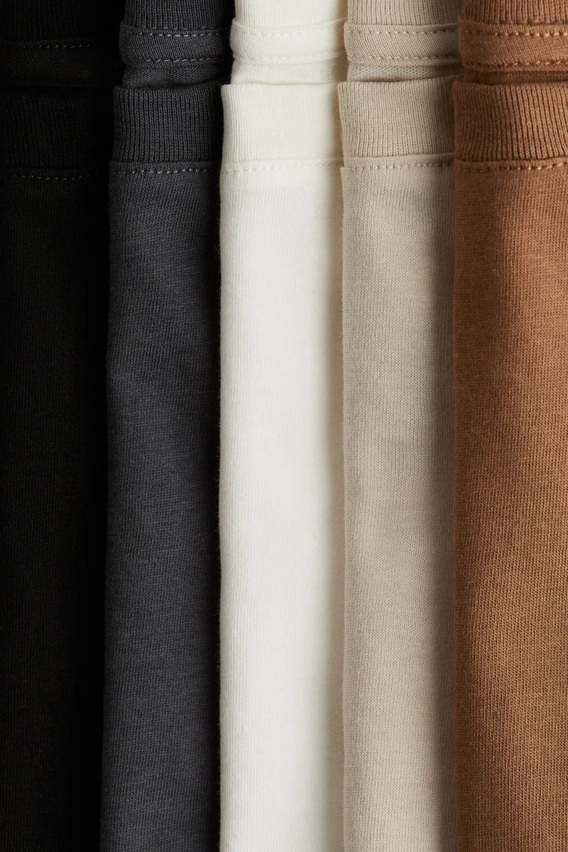 H&M 5-pack cotton T-shirts