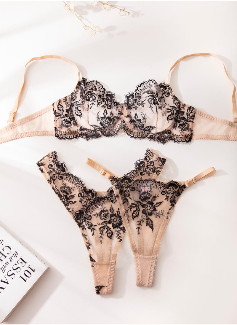 JINA Lingerie - Angelica Lingerie Set with 2 panties - Image 1