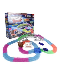 UKR UKR Glowing Car Track – Luminous Car Race Track Toys for Kids – Fun Shine Track Playset for Toddlers and Children  - Image 1