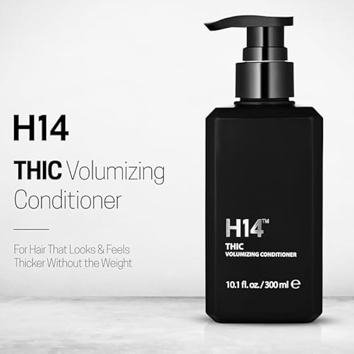 H14 THIC Volumizing Conditioner – Lightweight Conditioner with Rice Bran Protein, Bamboo & Pomegranate for Fullness, Shine & Softness – 10 fl oz / 300 ml - Image 2