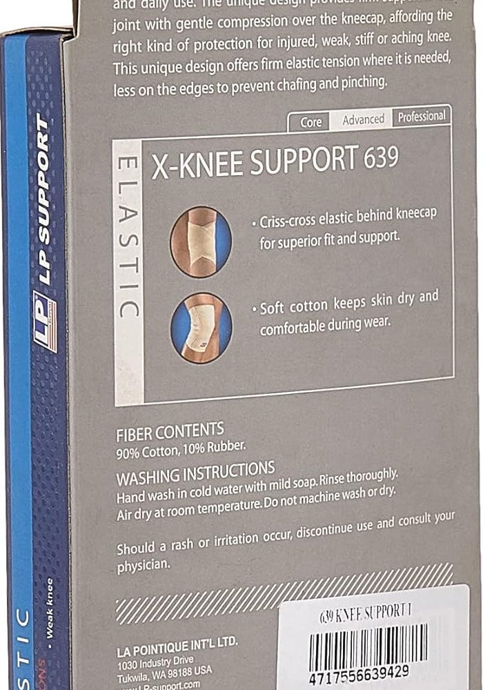 LP Support 639 X-Knee Support - Beige - Image 2