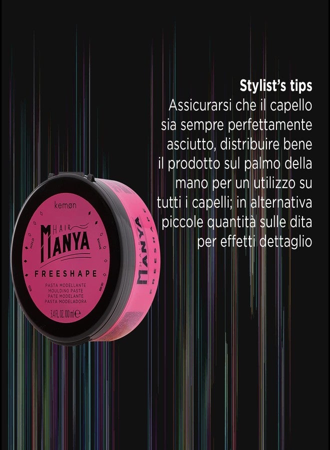 Kemon Hair Manya Freeshape - Styling Paste with Matt Effect Ideal for Short Hair Looks, Hair Care in Salon Quality - 100 ml - Image 3