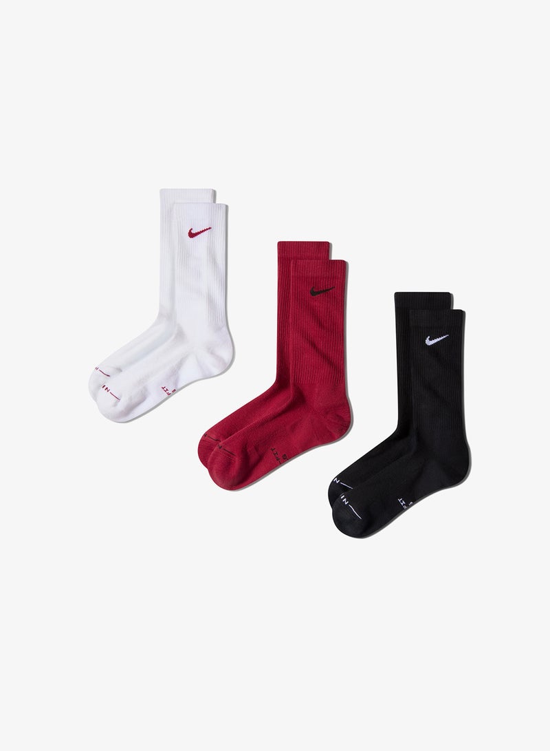 Nike 3-Pack Everyday Elevated Crew Socks - Image 1