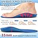 Ailaka Kids Orthotic Cushioning Arch Support Shoe Insoles Children Pu Foam Inserts for Flat feet Plantar Fasciitis Feet Heel Pain Relief Blue - Image 4
