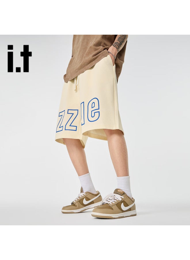 Izzue Men's Summer Casual American Style Skin-friendly Loose Fit Five-point Shorts - Image 2