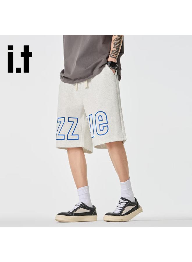 Izzue Men's Summer Casual American Style Skin-friendly Loose Fit Five-point Shorts - Image 4
