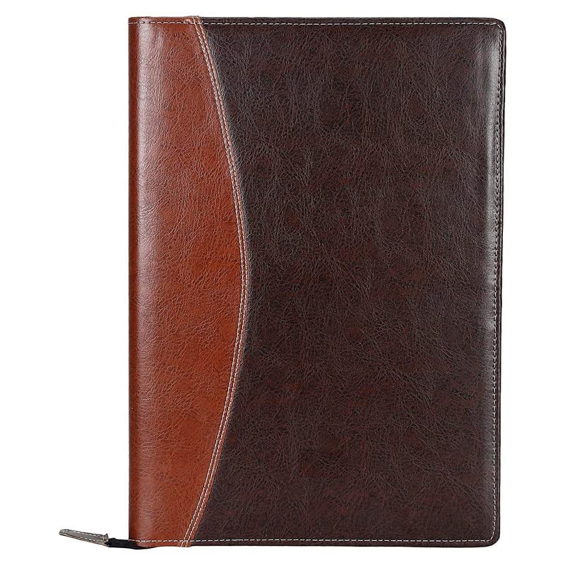Campio Multipurpose Leatherette Professional File Folders for Certificates,Documents Holder & Bag, Portfolio, Executive File B4 Size Documents Holder with 20 Leafs for Men and Women,Pack of 1 - Image 1