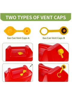 Excefore Gas Can Spout Replacement, Anti-Spill Gas Can Nozzle Replacement, 2-Kit Gas Can Spouts No Leaky, Upgraded Replacement Gas Can Spout with Flexible Nozzle, Gas Can Vent, Fit for Most 1/2/5/10 Gal Can  - Image 4