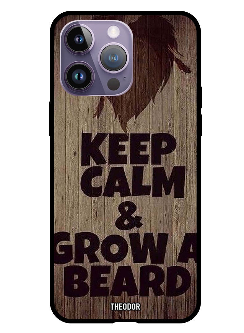 Theodor Protective Case Cover For Apple iPhone 14 Pro 6.1" 2022 Keep Clam & Glow Bread - Image 1