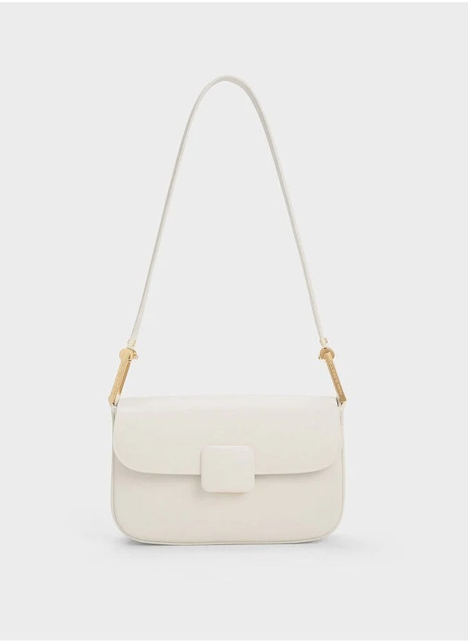 Charles & Keith Koa Square Push-Lock Shoulder Bag  - Image 1