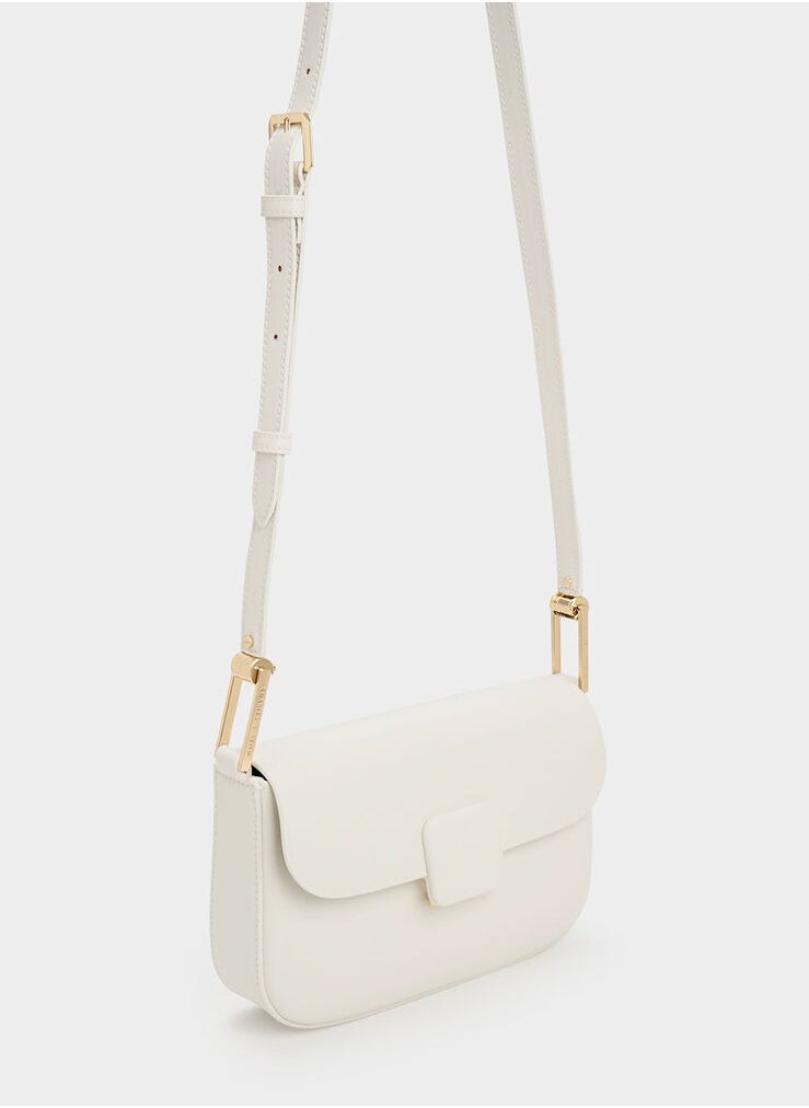 Charles & Keith Koa Square Push-Lock Shoulder Bag  - Image 3