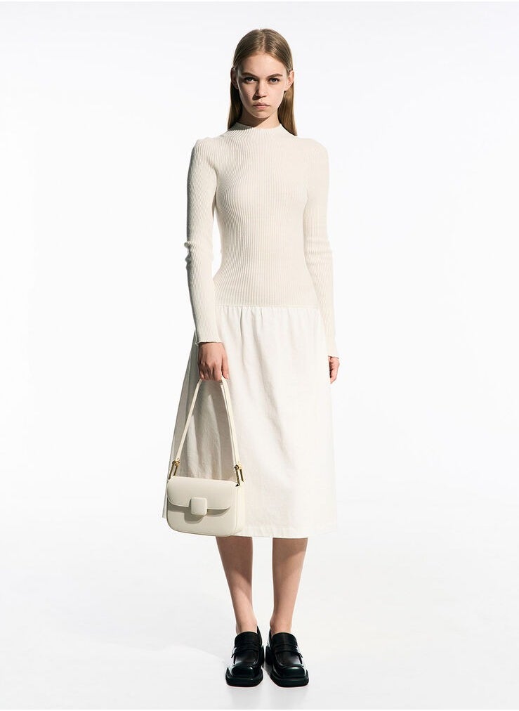 Charles & Keith Koa Square Push-Lock Shoulder Bag  - Image 4