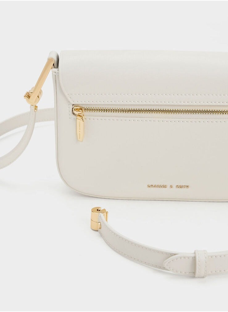 Charles & Keith Koa Square Push-Lock Shoulder Bag  - Image 5