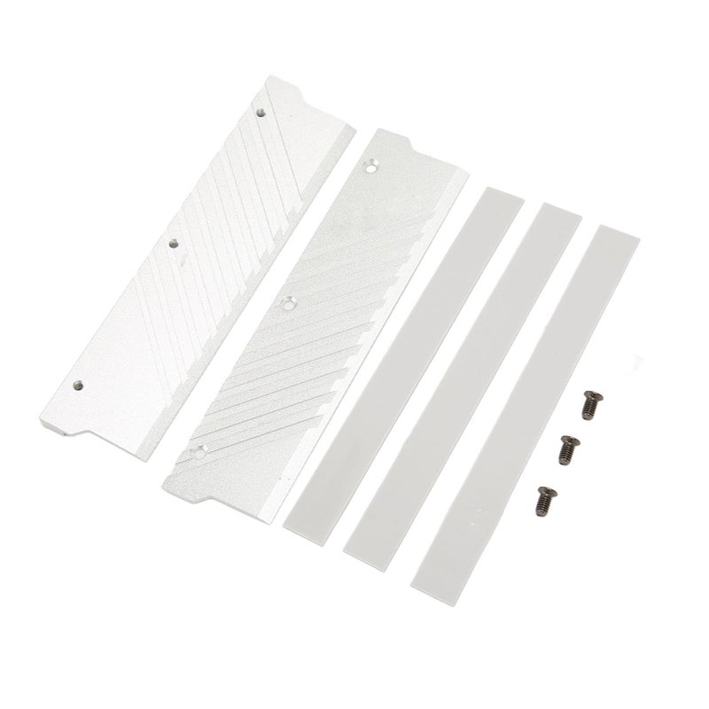Memory RAM Heat Sink MEO PMOAB G Aluminum Alloy Memory RAM Cooler DDR5 Heatsink for Computer Water Cooling System Silver - Image 5