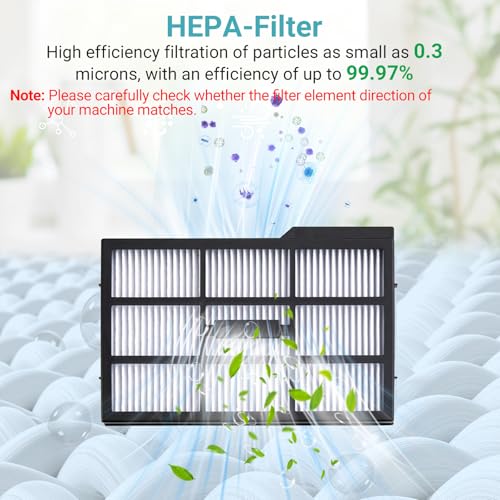 Bpbdzz Replacement Kit for Eufy E25/E28:1Pair Main Brushes,2Roller Mops,4HEPA Filters(Right),6Side Brushes, 6Dust Bags, 6Scented Tablets (for Dust Bag Odor Control) + Cleaning Brush - Image 5