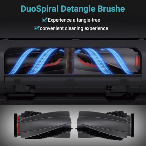 Bpbdzz Replacement Kit for Eufy E25/E28:1Pair Main Brushes,2Roller Mops,4HEPA Filters(Right),6Side Brushes, 6Dust Bags, 6Scented Tablets (for Dust Bag Odor Control) + Cleaning Brush - Image 3