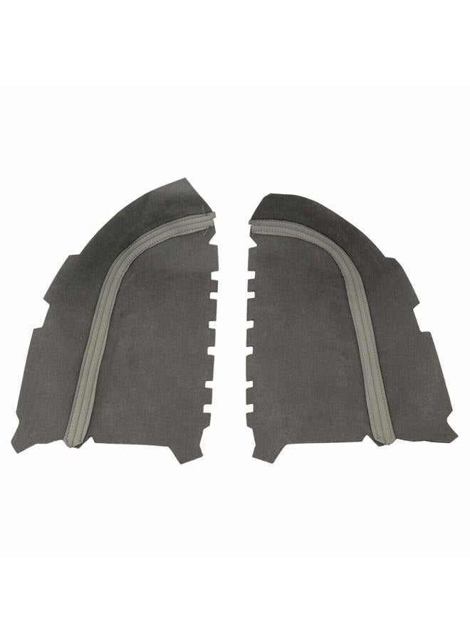 Dunhil Front Door Panel Armrest Cover replace for Pilot 2009 2010 2011 2012 2013 Leather Armrest with Door Clip Panel Trim Removal Tool (Gray) - Image 2