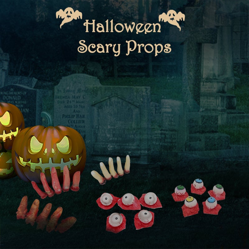 Scary Prank Toys Type 2 Vivid Realistic Bloody Eyeballs - Reusable Halloween Decor Prop for Haunted Houses Bars Clubs KTVs - Image 4