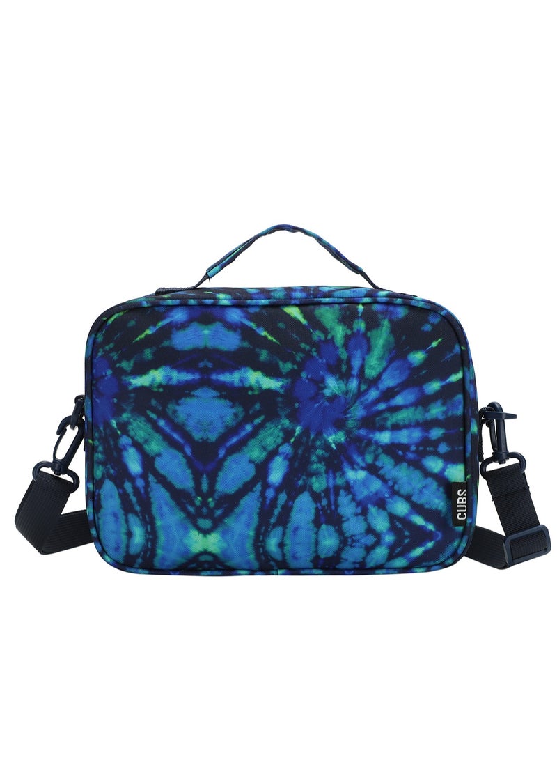 CUBS Tie Dyed Waterproof lunch bag with removable shoulder strap carrying your favorite meals to school, work or while traveling - Image 3