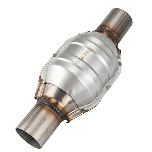 AUTOSITY 2 Pack Universal Catalytic Converter Compatible with 2.25 Inch Inlet/Outlet Universal High Flow Catalytic Converter Direct-Fit with O2 Port(EPA Compliant) - Image 5