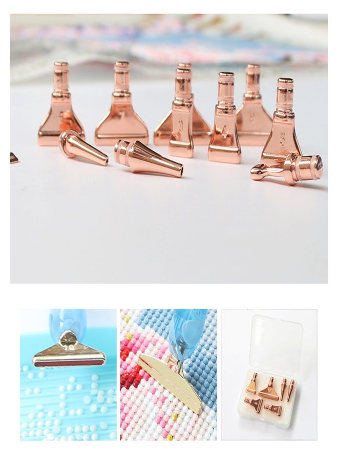 Rose Gold Point Drill Pen Metal Head Detachable Replacement Diamond Pen Tip DIY Diamond Painting Tool - Image 5