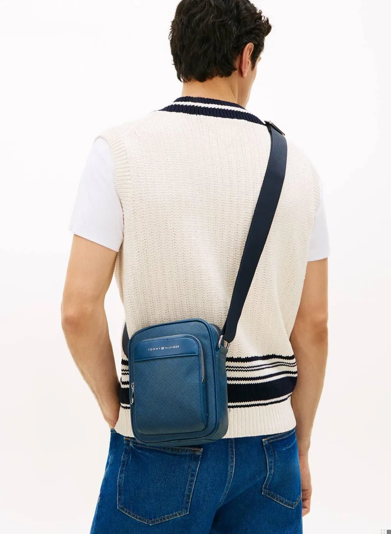 TOMMY HILFIGER Aegean Sea Hilfiger Flag Crossbody Reporter Bag for Men | Best Price UAE