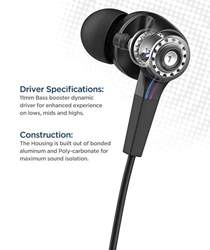 Thore iPhone Earphones (Apple MFi Certified) V120 in Ear Wired Lightning Earbuds (Sweat/Water Resistant) Headphones with Mic/Volume Remote for iPhone 12/13/14 Pro Max - Black - Image 2