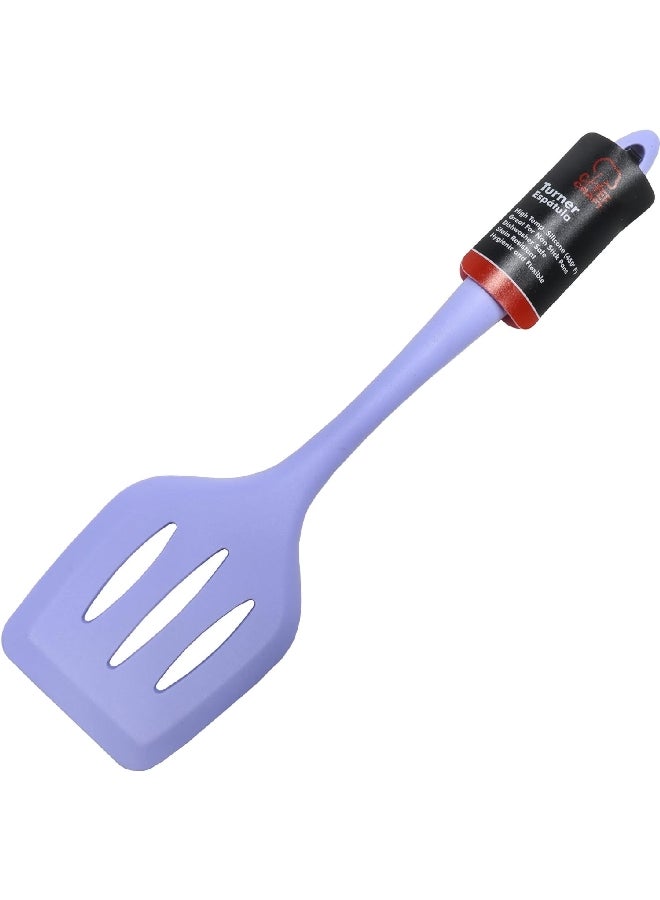 شيف كرافت 13910 شيف كرافت ملعقة تقليب من السيليكون الممتاز مقاومة للبقع أزرق باستيل 11.75 بوصة - Image 2