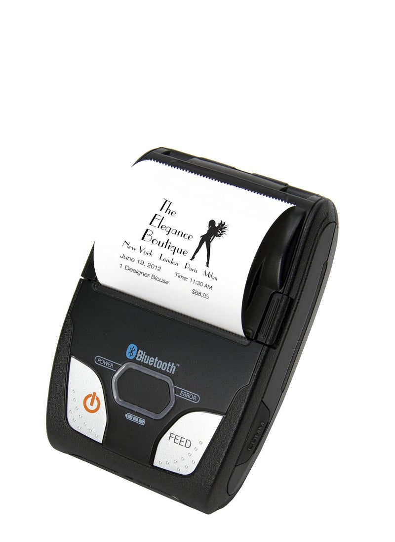 Star - Star Micronics SM-S230i Compact and Portable Bluetooth/USB Receipt Printer with Tear Bar - Supports iOS, Android, Windows - Image 1
