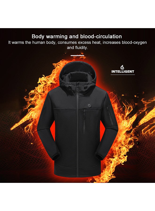 Generic Outdoor USB Heating Jackets Warming Coat Winter Flexible Electric Thermal Clothing Fishing Hiking Warm Clothes - Image 2