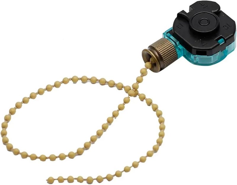 Bronze Ceiling Fan Pull Chain Switch 3 Speed 3A 250VAC 4 Wire Control - Image 2