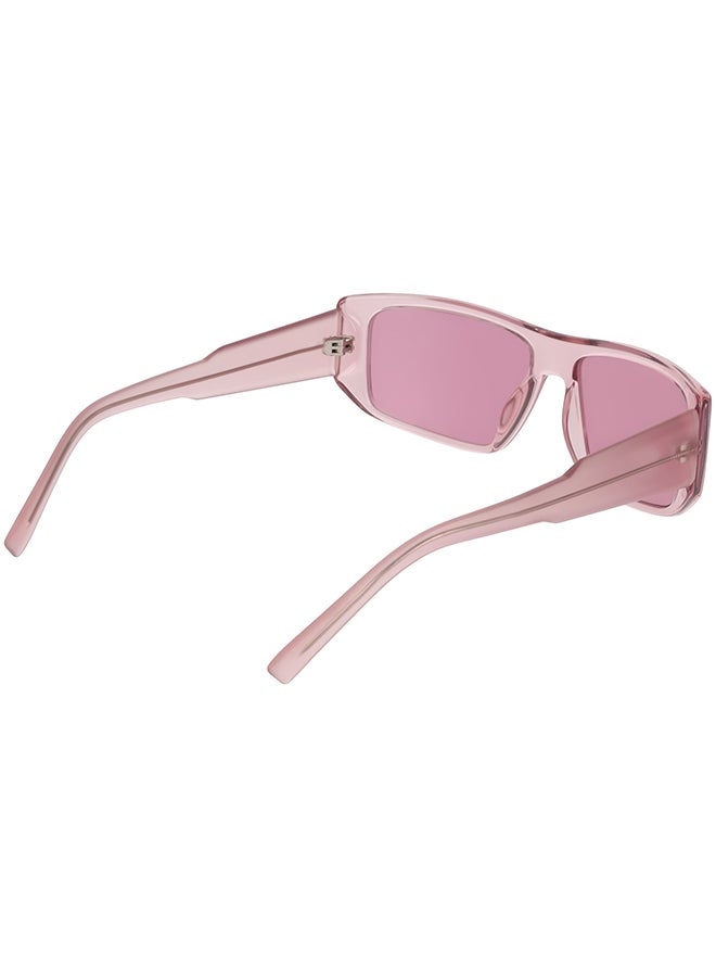 DKNY نظارات شمسية DKNY كاملة الإطار DK555S 5716 (620) كريستال روز - Image 4