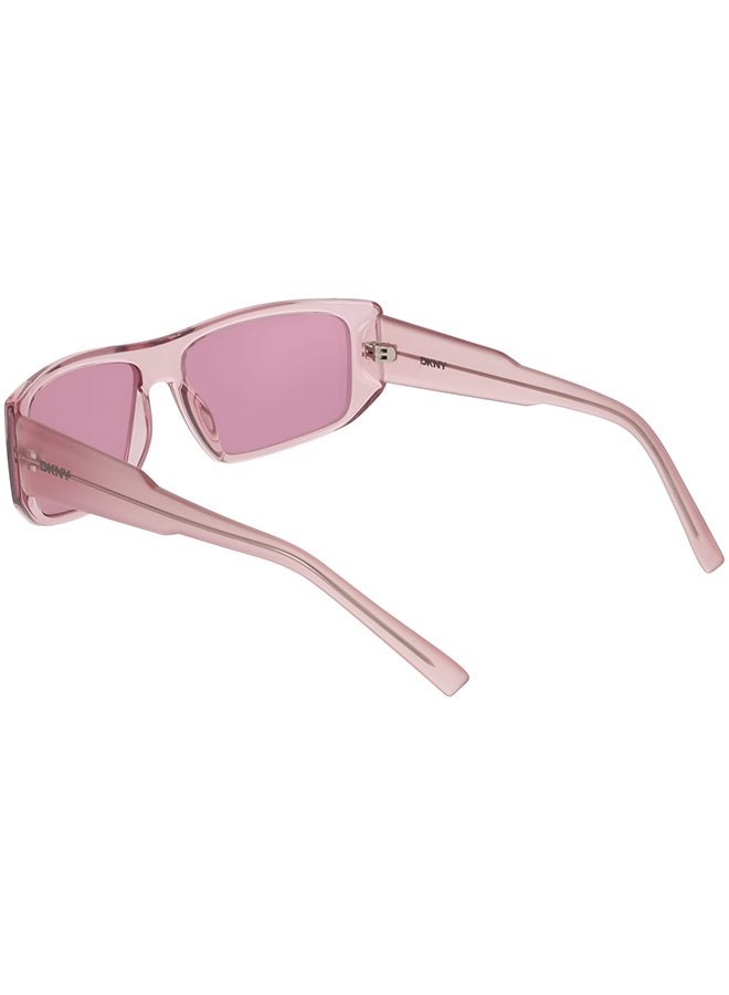 DKNY نظارات شمسية DKNY كاملة الإطار DK555S 5716 (620) كريستال روز - Image 2