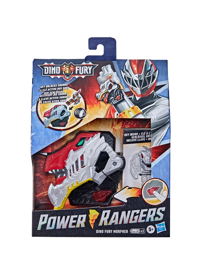 HASBRO - GAMING - Dino Fury Morpher Electronic Toy With Lights And Sounds Includes Dino Fury Key Inspired by Power Rangers TV Show Ages 5 And Up - Image 1