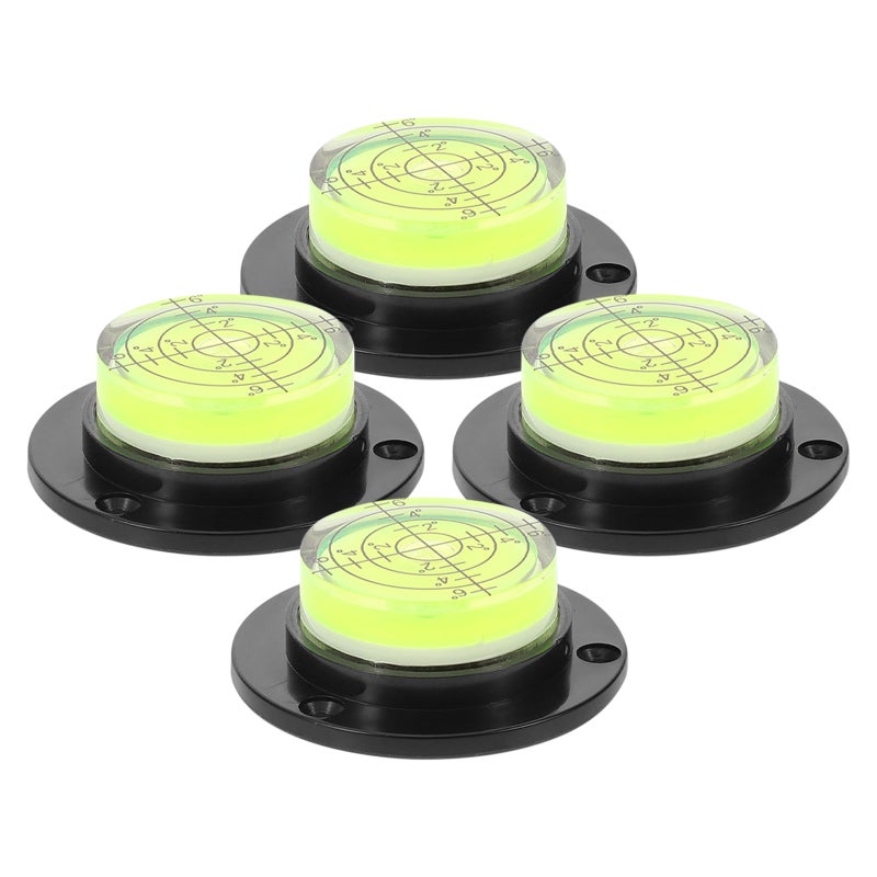 Level Type Bubble Precision Measuring Tool for Construction and Indoor Renovation Cylindrical Shape Acrylic Material 4Pack - Image 5
