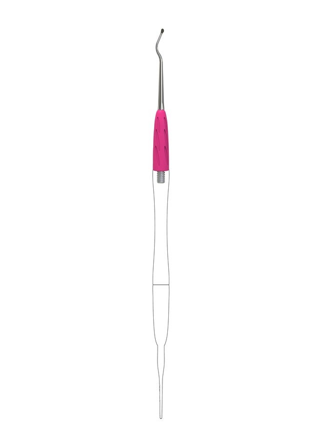 Staleks Combo UNIQ 33 Replaceable Working Part – Hemisphere Curette for Modular Handle – Rounded for Gentle Pedicure Processing - Image 2