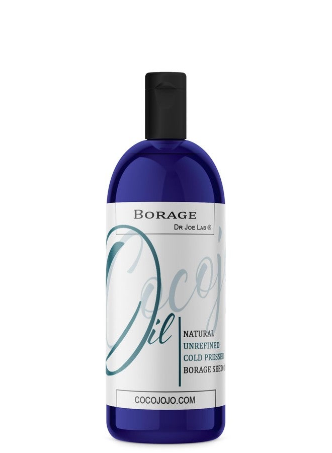 Dr Joe Lab Borage Seed Oil - Pure Cold Pressed Non-GMO High GLA PA & Hexane-Free Carrier Oil for Skin Hair Nails Body Beard Face 16 oz - All Skin Types - Packaging May Vary - Image 1