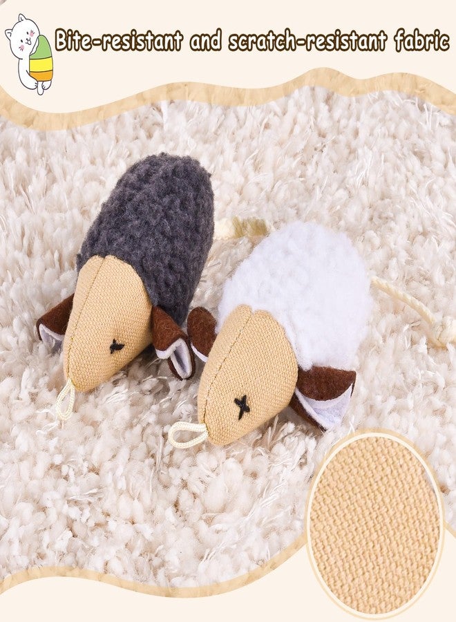 ORSDA Cat Toys, Cat Mouse Toy for Indoor Cats, Replacement Cat Teaser Toys, Interative Cat Toy for Cats with Bell, Feather Toy Chase and Exercise - Image 4