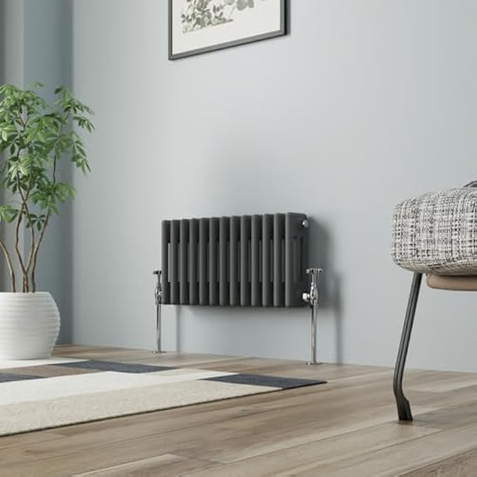 NRG 300 X 605MM TRADITIONAL COLUMN RADIATORS HORIZONTAL CENTRAL HEATING CAST IRON RADS FOR BATHROOM LIVING ROOM AND KITCHEN - Image 2
