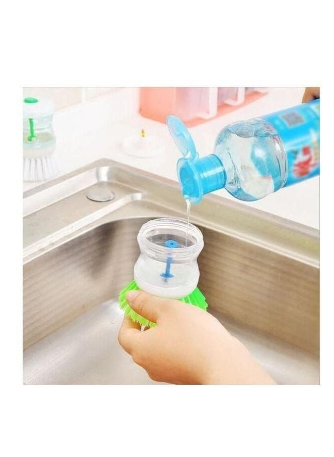فرشاة تنظيف عالية الجودة مع موزع الصابون  - Image 2