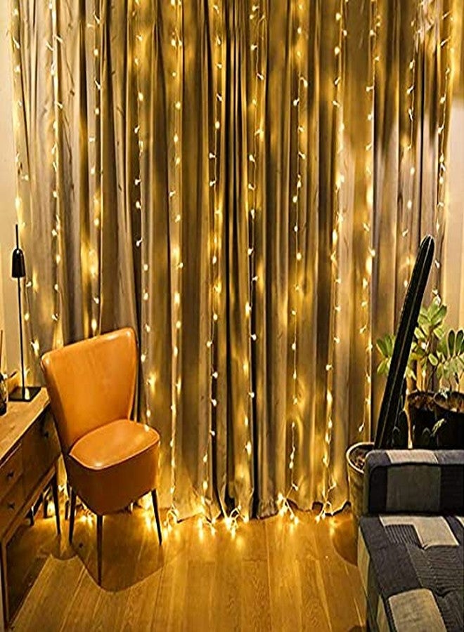 Decorative Buckets:Diwali Lights | Diwali Lights for Decorations | Christmas Decorations | 180 LED MESH Curtain |Christmas Light |Garland String Light| (Yellow) - Image 5