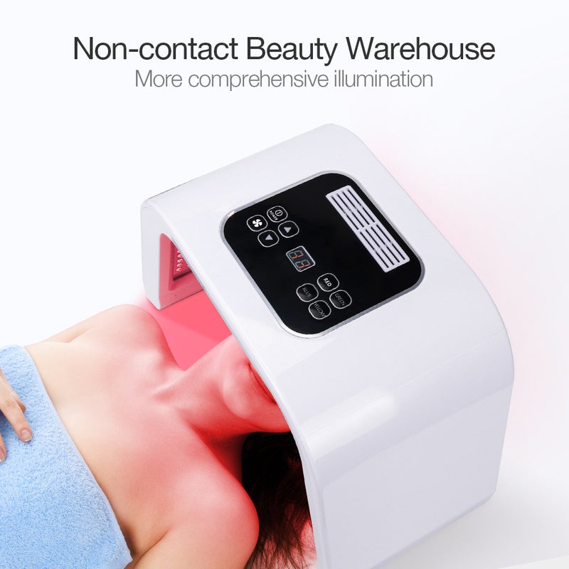 أداة جمال طيفية أداة جمال ضوء أحمر وأزرق قناع مصباح كبير صف rejuvenation أداة صالون تجميل خاصة rejuvenation - Image 5