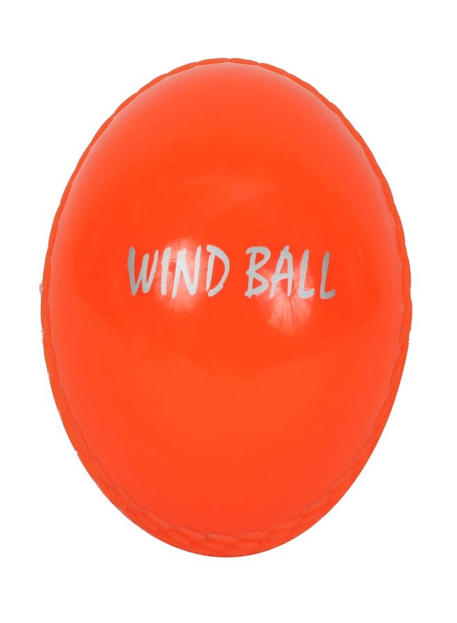 KNK Durable Poly Cricket Ball - Realistic Design, Ideal for Training (Pack of 3, Orange) - Image 3